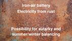 Iron-air battery - will decentral summer/winter balancing become standard?